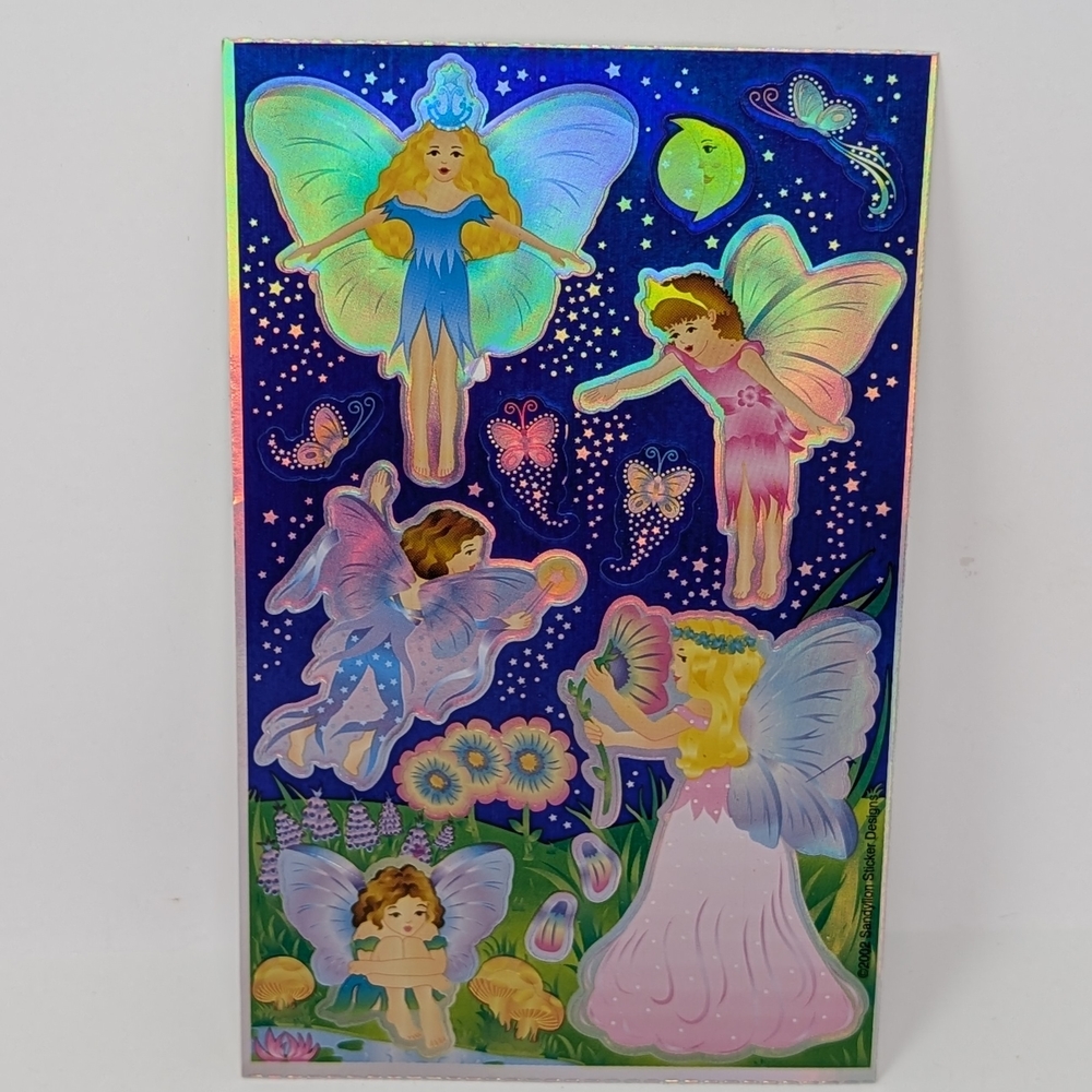 Sandylion Stickers Fairies Fairy Vintage Sheet